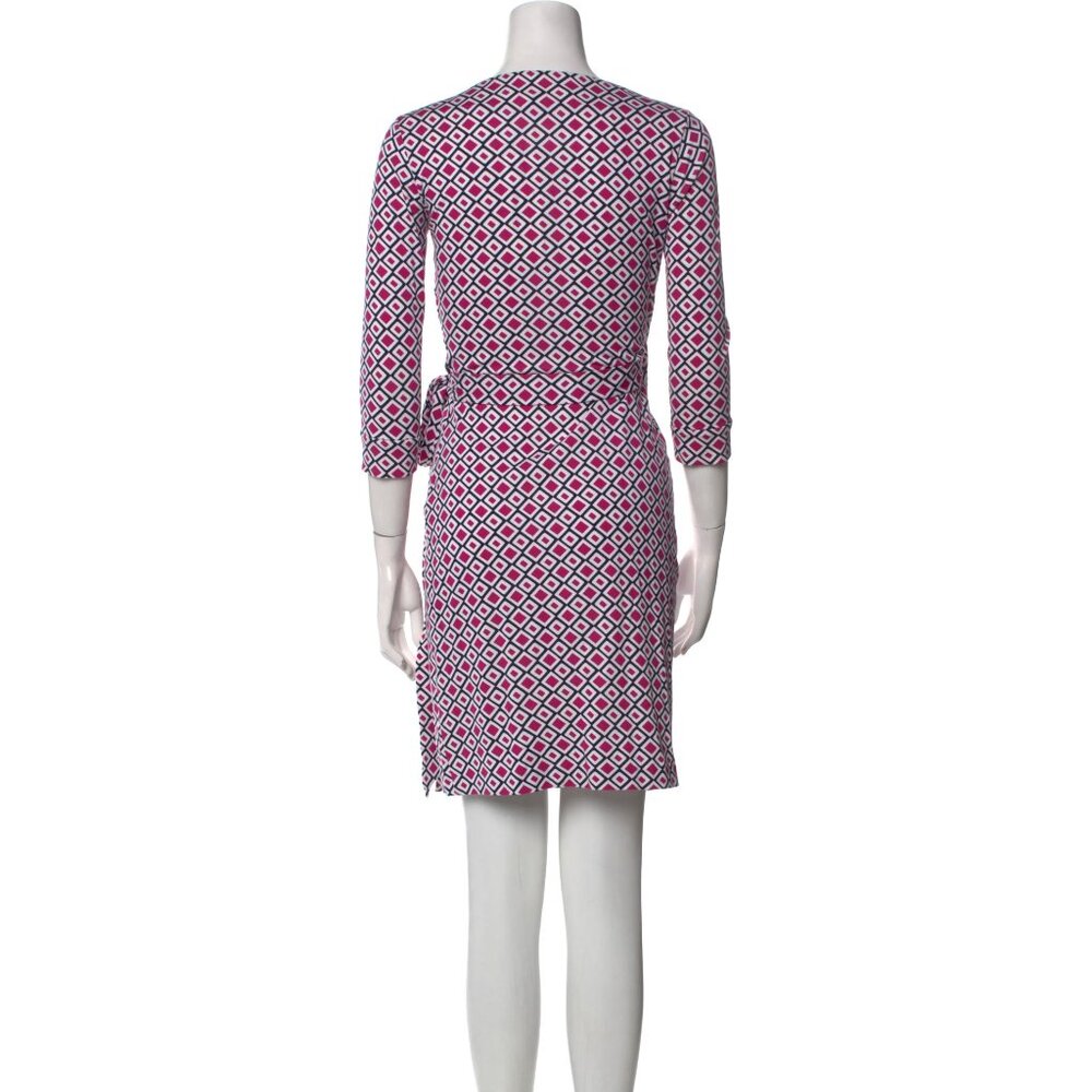 Diane von Furstenberg Jeanne Wrap Dress Vintage Print - Picture 2 of 10